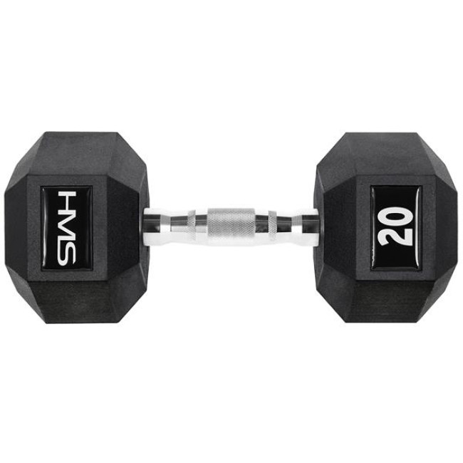 Гантель шестигранна HMS HEX PRO, 20 кг
