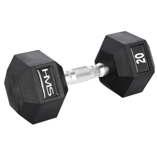 Гантель шестигранна HMS HEX PRO, 20 кг
