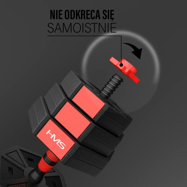 Набір композитні штанга і гантелі 30 кг HMS SGK30