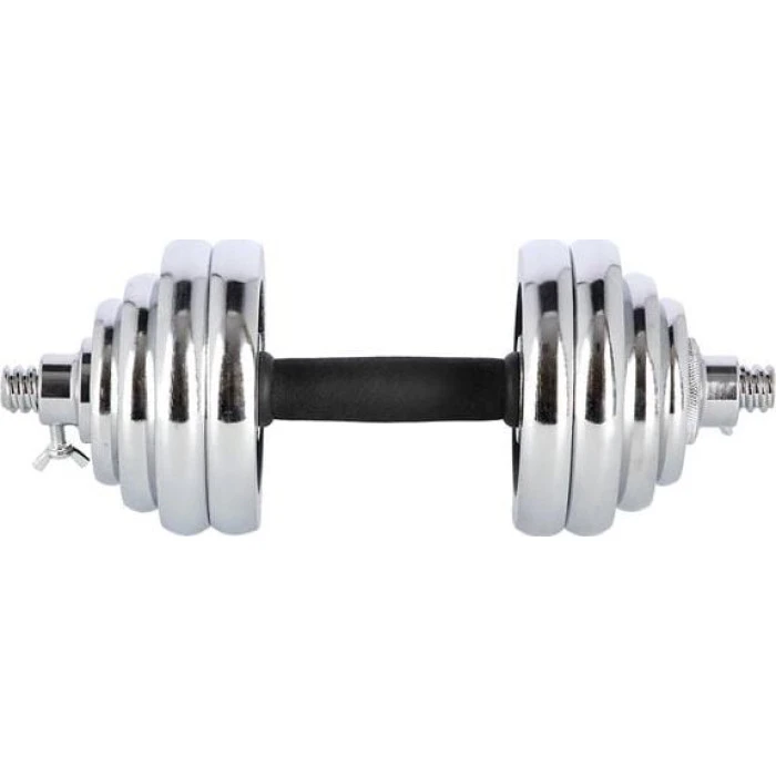 Хромированный набор гантелей в кейсе 2х15 кг.