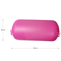 Надувной ролик MASTER 100 x 60 см розовый