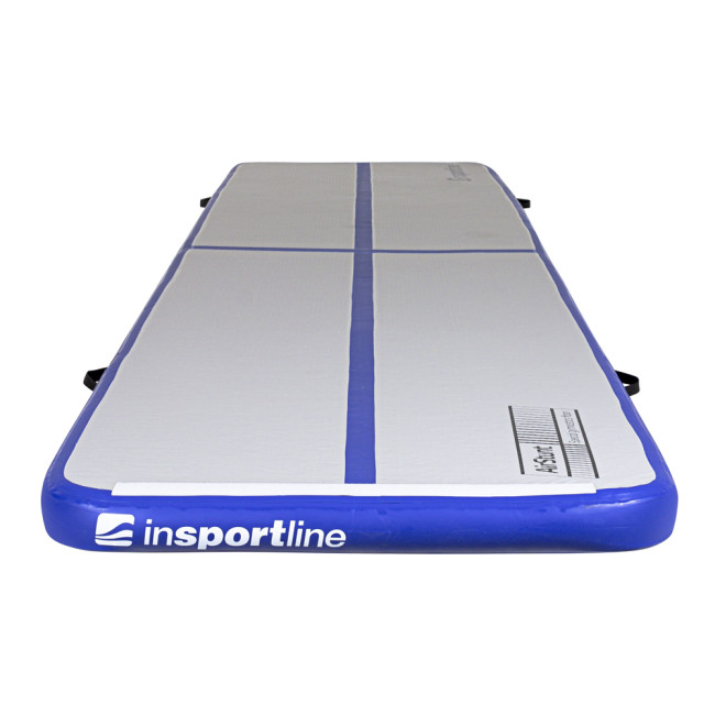 Килимок надувний Airtrack inSPORTline Airstunt 500x100 см сіро-синій