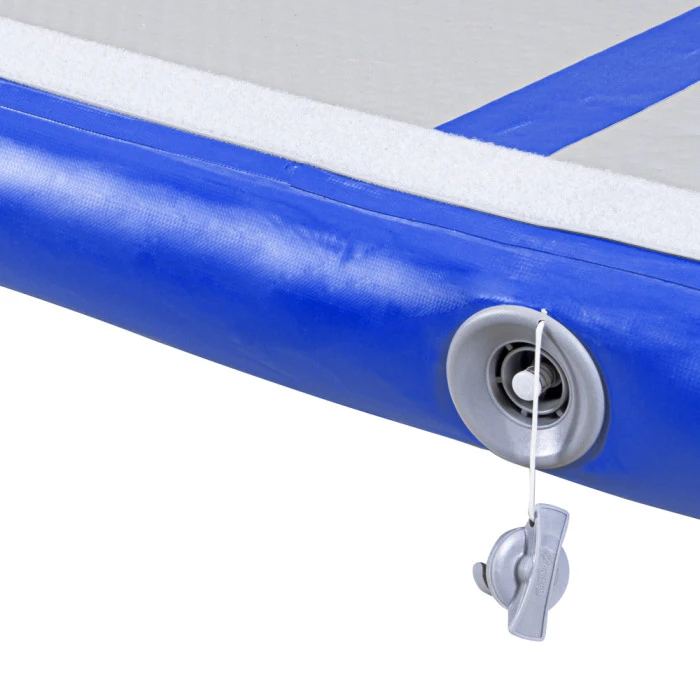 Надувной коврик Airtrack inSPORTline Airstunt 500x100 см серо-синий