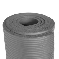 Коврик для йоги и фитнеса YM03 HMS – серый