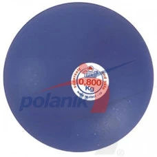 Мяч резиновый TRIAL super soft 0,80 кг синий