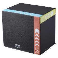 Плиометрический бокс VEVOR 20/18/16 дюймов, разноцветный.