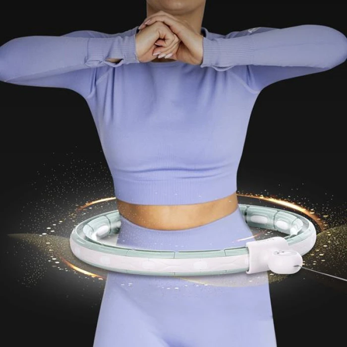 НАБОР ХУЛА-ХУП МАГНИТНЫЙ ЗЕЛЕНЫЙ HHM15 С ГАРЮ + СЧЕТЧИК HMS + ПОДДЕРЖКА НА ТАЛИЮ BR163 КРАСНЫЙ