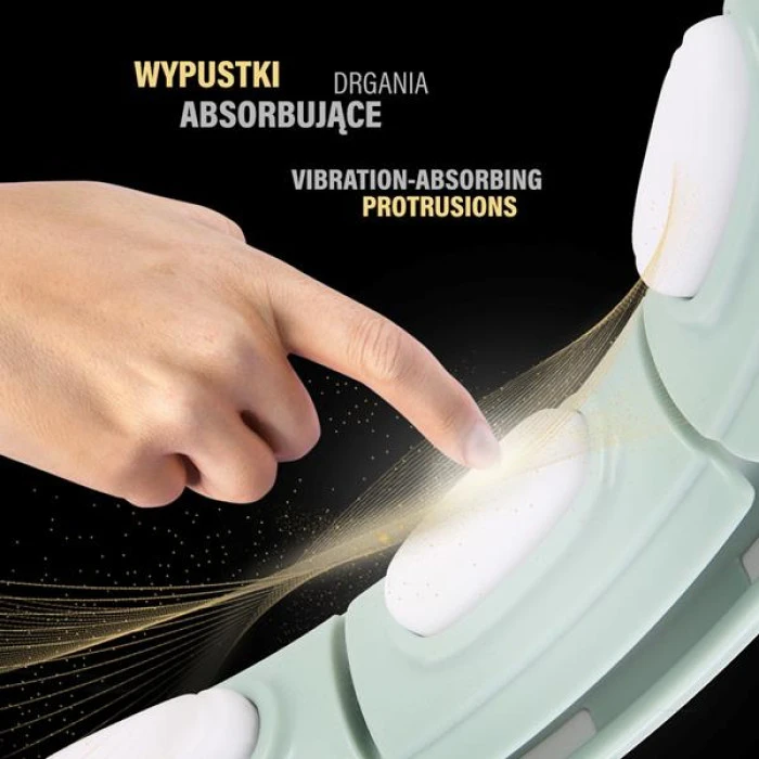 НАБОР ХУЛА-ХУП МАГНИТНЫЙ ЗЕЛЕНЫЙ HHM15 С ГАРЮ + СЧЕТЧИК HMS + ПОДДЕРЖКА НА ТАЛИЮ BR163 КРАСНЫЙ