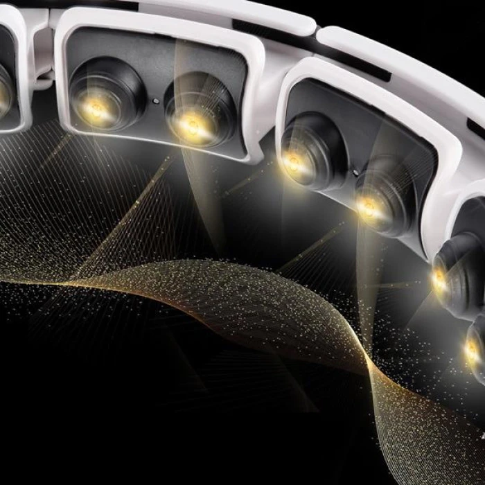 КОМПЛЕКТ ХУЛА-ХУП МАГНІТНИЙ БІЛИЙ HHM16 З ГАРЮ + ЛІЧИЛЬНИК HMS + ПІДТРИМКА НА ТАЛІЮ BR163 ЧОРНИЙ