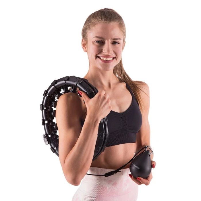 Обруч с весом HMS HHW01 черный