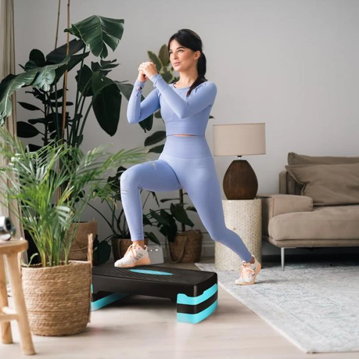 Степь-платформа HMS AS002, черно-голубая