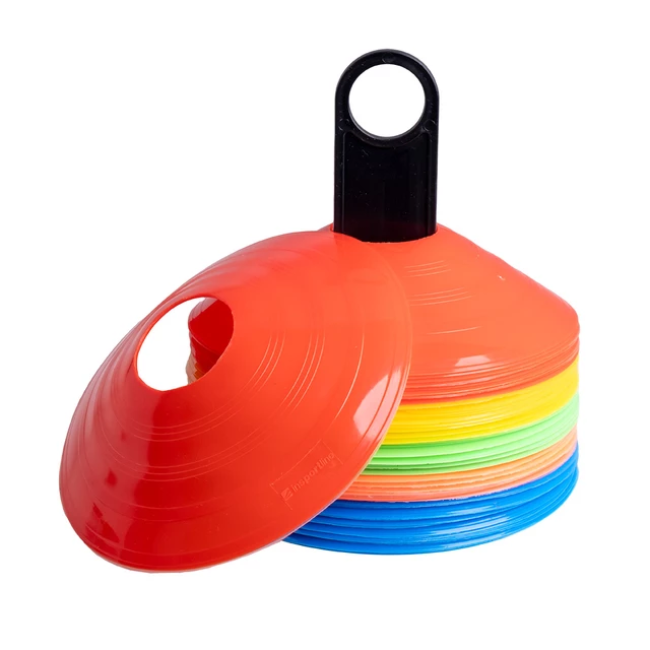 Тренировочные конусы InSPORTline SpeedCone SC200, маркеры 50 шт.