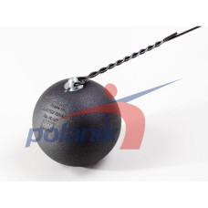 Стальной состязательный молот 5 кг Polanik Premium Line Ziolkowski Hammer BLACK, IAAF I-17-0855