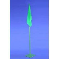 Зелений прапор з основою 2 м Polanik BFG-S0324