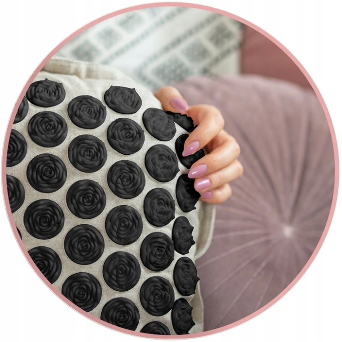 Килимок для акупресури Neo-Sport NS-902 бежево-чорний