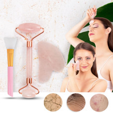 Массажный набор Gua Shua: валик+камень+лопатка inSPORTline Rosado Pro Set