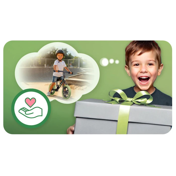 Біговел Ricokids RK-607 чорно-зелений