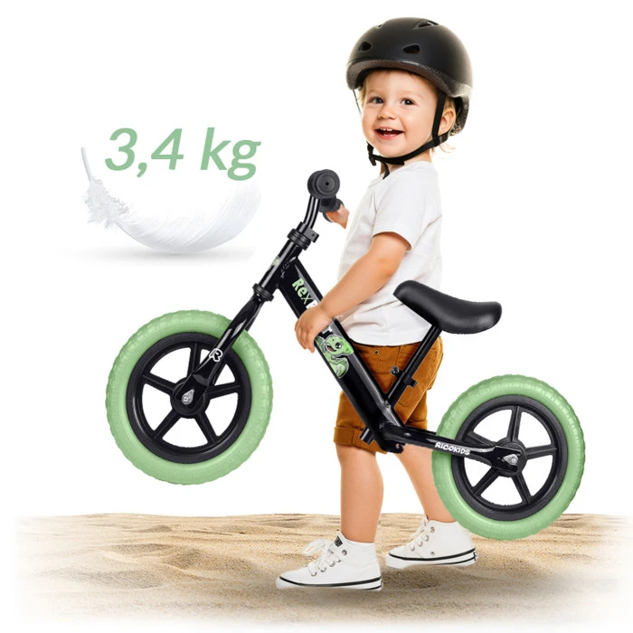 Біговел Ricokids RK-607 чорно-зелений