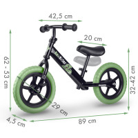 Біговел Ricokids RK-607 чорно-зелений