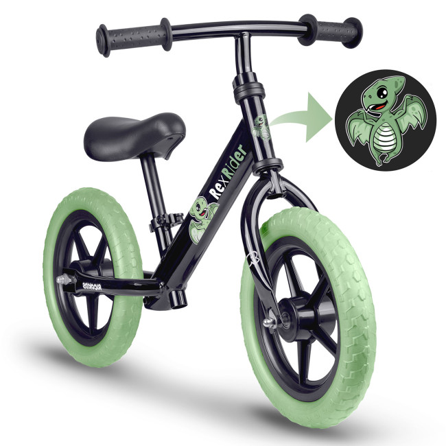 Біговел Ricokids RK-607 чорно-зелений