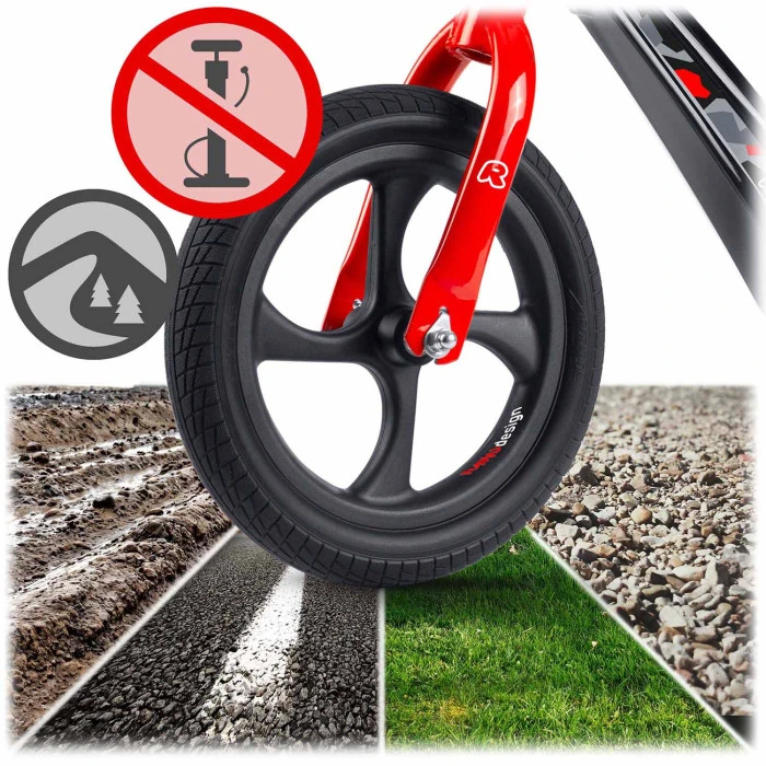 Біговел Ricokids FUNNU чорно-червоний