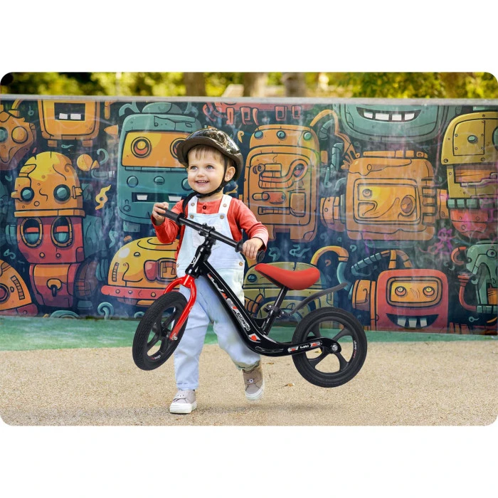 Біговел Ricokids FUNNU чорно-червоний