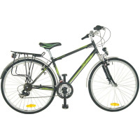 Велосипед GINESSO Bikeland RLand 68532, чоловічий чорно-зелений