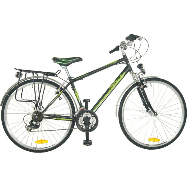 Велосипед GINESSO Bikeland RLand 68532, мужской черно-зеленый