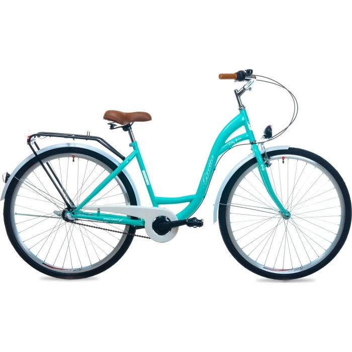 Женский велосипед NEEXT 28 GRETTA 3 передачи, голубовато-серый