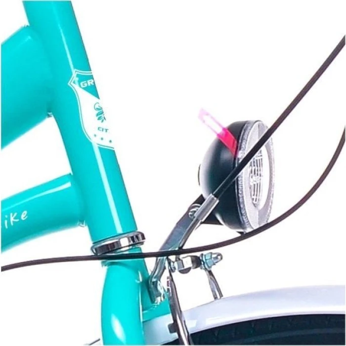 Женский велосипед NEEXT 28 GRETTA 3 передачи, голубовато-серый