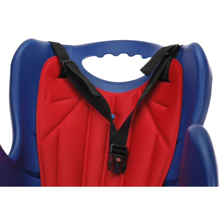 Велокрісло дитяче ELIBAS на стійці - 24-28"синє