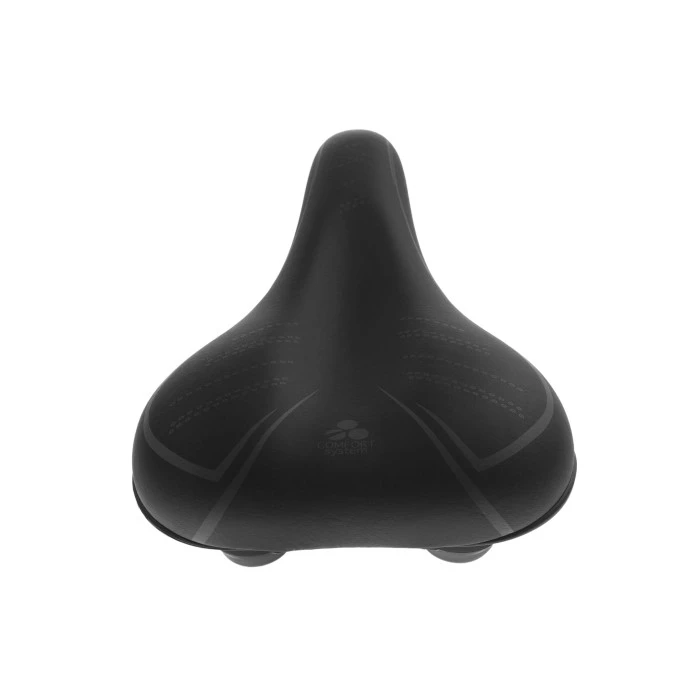 Седло DDK CITY LADY D224NE 258мм, черно-серое