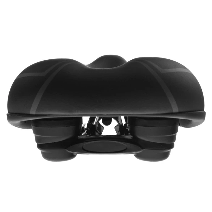 Седло DDK CITY LADY D224NE 258мм, черно-серое