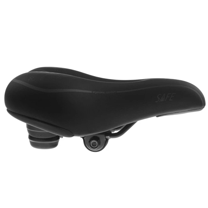 Седло DDK CITY LADY D224NE 258мм, черно-серое