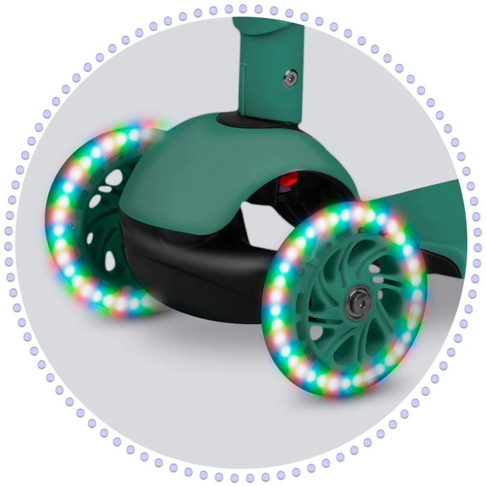 Самокат дитячий триколісний Ricokids Todi зелений