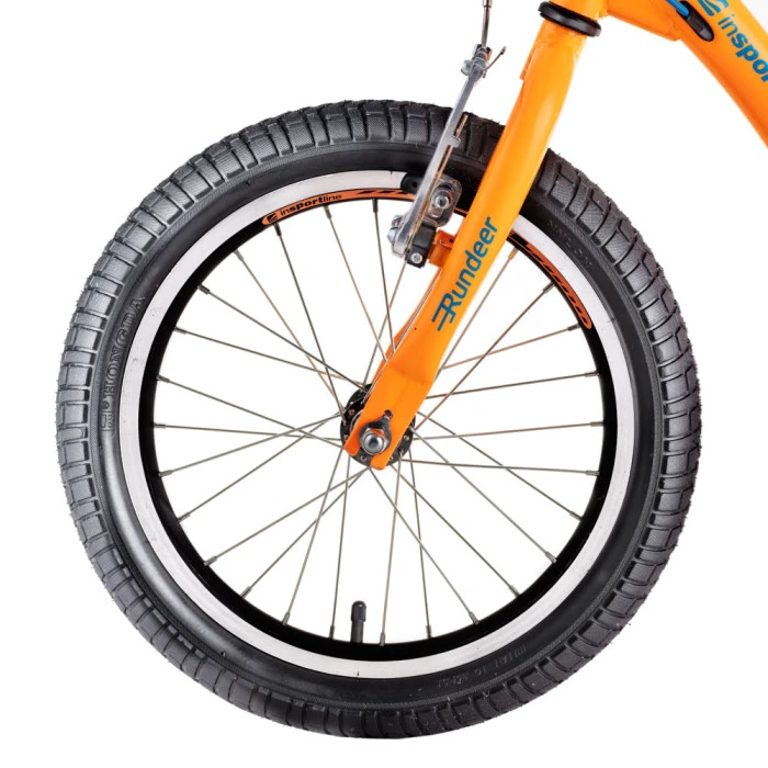 Складной самокат inSPORTline Rundeer II 16/12' с надувными кругами