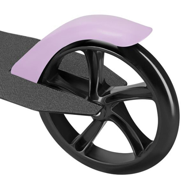 Самокат складной Nils Extreme HM183, черно-фиолетовый