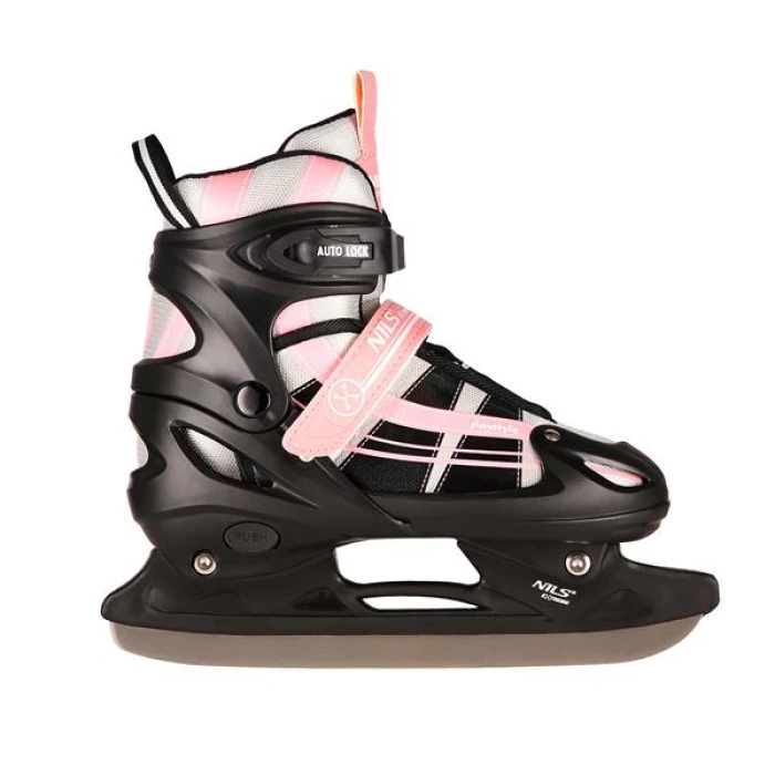 Роликові ковзани 2в1 NILS EXTREME NH18366A розмір L 39-42, чорно-рожеві