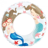 Круг для плавания INTEX 59242 белый, 61 см