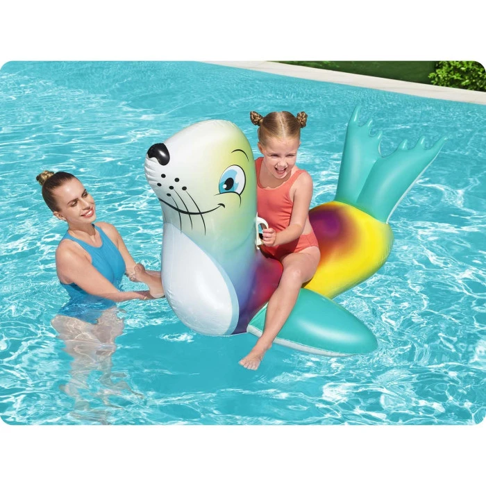 Пліт надувний з ручками Bestway 41479 Тюлень, 157 x 114 см