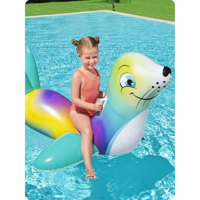 Пліт надувний з ручками Bestway 41479 Тюлень, 157 x 114 см