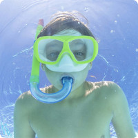 Набор для дайвинга Bestway зеленый 24035