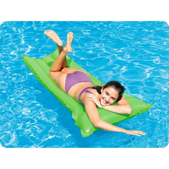 Матрас надувной для плавания Intex 59717 зеленый, 183 х 69 см