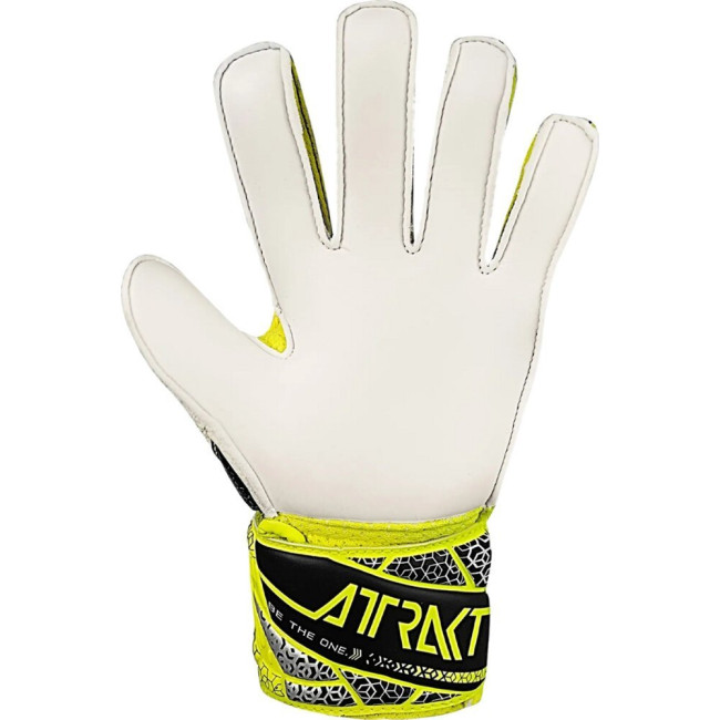 Перчатки вратарские Reusch Attrakt Solid Junior 5572515 2014 г.5, желто-черные
