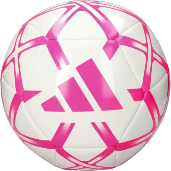 Мяч футбольный Adidas Starlancer Club IP1646 размер 4, бело-розовый