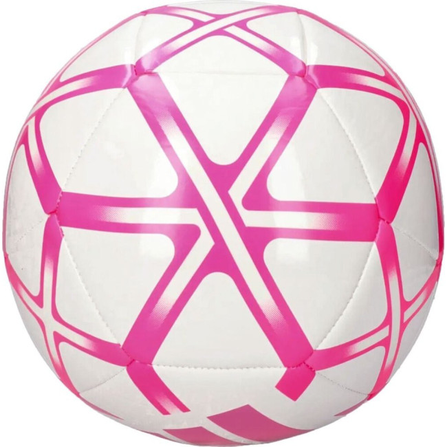 Мяч футбольный Adidas Starlancer Club IP1646 размер 4, бело-розовый