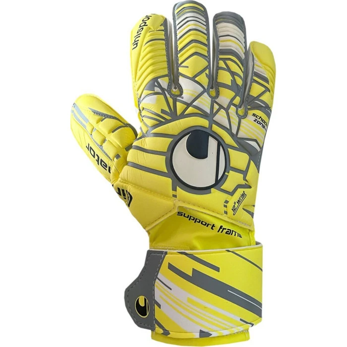 Перчатки вратарские Uhlsport Unlimited Soft SF 101102401 г.8, желтые