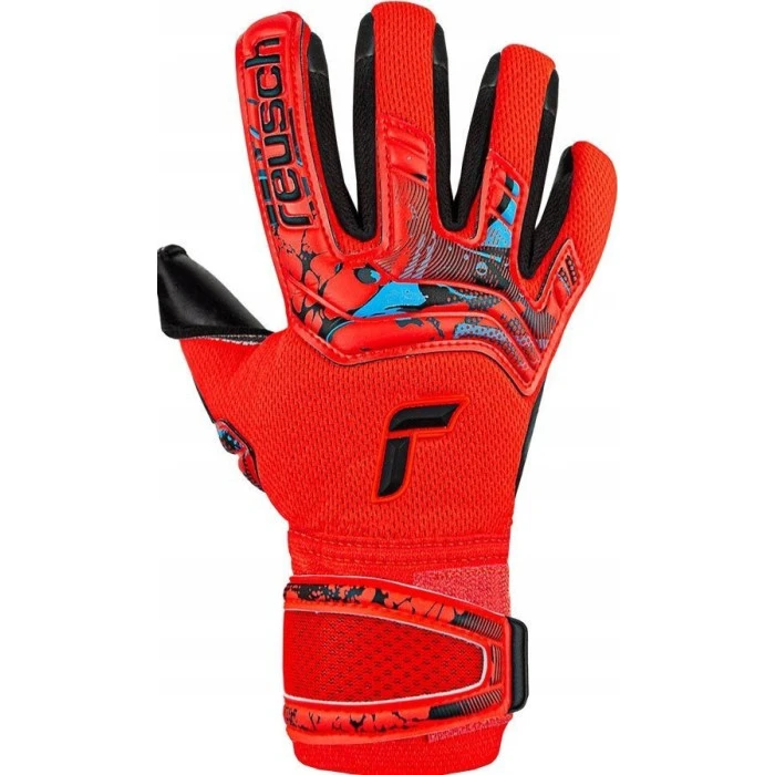 Перчатки вратарские Reusch Attrakt Duo 5370025 3333 г.10, красно-черные