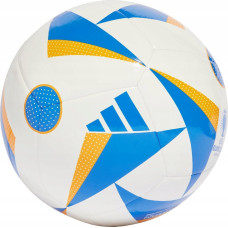 Мяч футбольный Adidas Euro24 Club Fussballliebe IN9371 размер 4, бело-голубой