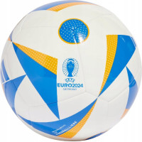 М'яч футбольний Adidas Euro24 Club Fussballliebe IN9371 розмір 4, біло-блакитний